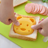 HULIANFU Teddy Bear Sandwich Mold Toast Bread Making Cutter Mould Cute Baking Pastry Tools Children Interesting Food Kitchen Accessories