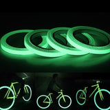 HULIANFU Reflective PET Glow in The Dark Green Luminous Emergency Lines Security Home Decorations PVC Tape Night Vision Warning Tape