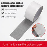 HULIANFU Window Net Anti-mosquito Mesh Sticky Wires Patch Repair Tape new Screen Window Door Mosquito Netting Patch Repair Broken Hole