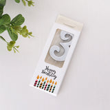 HULIANFU New Sequins Digital Candle Birthday Number Cake Candle 0 1 2 3 4 5 6 7 8 9 Cake Topper Girls Boys Baby Party Supplies Decoration