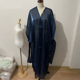 hulianfu Summer Eid Djellaba Abaya Dubai Shiny Soft Puff Sleeves Muslim Dress Silky Abaya Dubai Turkey Muslim Dress Islam Abayas WY800