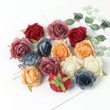 HULIANFU 2023 5PCs Rose Artificial Flowers Silk Fake Flowers For Home Room Decor Party Wedding Valentines Day Decorations DIY Crafts Accessory