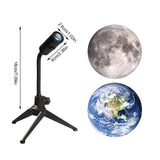 HULIANFU Moon Projection Lamp Creative Galaxy Light Projector Background Atmosphere Night Light Party Decor Birthday Gift Photo Props