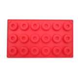 HULIANFU Silicone Donut Mold Baking Pan Non-Stick Baking Pastry Chocolate Cake Dessert DIY Decoration Tools Bagels Muffins Donuts Maker