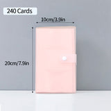 HULIANFU Photocard Holder Collection Album Idol Chasing Star Binder Photocards Collection Book Large-capacity Ticket Card Book Card Bag