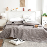 HULIANFU PEIDUO Anti-Mite Summer Cool Quilt Cartoon Thin Quilt Washable Lightweight Duvet Insert 100% Goose Down Filling Double Student