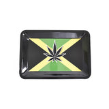 HULIANFU Tobacco Rolling Tray 18*12.5CM Herb Tobacco Tinplate Plate Smoking Accessories Cigarette Rolling Tray For Grinder
