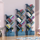 HULIANFU Vertical Bookshelf Creative Art Net Red Floor Ins Wind Group Device Three-dimensional Shelf Simple Small Combination