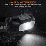HULIANFU Mini Rechargeable  Headlamp Body Motion  Headlight Camping Flashlight Head Light Torch Lamp With USB