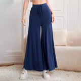 Hulianfu Fashion High Waist Wide Leg Pants For Women Autumn Loose Casual Women' S Pants Pantalon Vintage Long Trousers