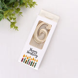 HULIANFU New Sequins Digital Candle Birthday Number Cake Candle 0 1 2 3 4 5 6 7 8 9 Cake Topper Girls Boys Baby Party Supplies Decoration