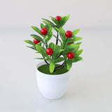 HULIANFU Mini Artificial Aloe Plants Bonsai Small Simulated Tree Pot Plants Fake Flowers Office Table Potted Ornaments Home Garden Decor