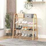 HULIANFU Shoe rack creative light luxury wind dust-proof storage shoe rack dormitory stainless steel