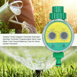 HULIANFU Outdoor Timed Watering Irrigation Controller Automatic Sprinkler Control Programmable Valve Hose Water Timer Faucet for Garden