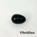 HULIANFU Natural Crystal Stone Egg Polished Agate Quartz Obsidian Minerale Jewelry Transfer Home Decoration Healing Craft DIY Gift Toy
