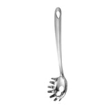 HULIANFU Pasta Scoop Food Grade Heat-Resistant Stainless Steel Noodle Tongs Pasta Spoon Spaghetti Server Colander Kitchen Supplies