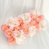 HULIANFU Luxury Wedding Road Cited Flowers Rose Peony Hydrangea Mix DIY Arched Door Flower Row Window T Station Wedding Decoration