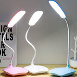 HULIANFU LED Table Lamp USB Rechargeable Dimmable Desk Reading Light Foldable Rotatable Touch Switch Study Work Bedroom Table Lamps