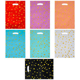 HULIANFU Pure Color Small Five-pointed Star Party Decoration Aluminum Film Bag Candy Bag Birthday Wedding Banquet Gift Bag Baby Shower