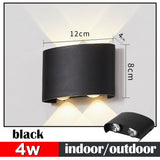 HULIANFU Led Wall Lamp Interior Wall Light IP65 Waterproof Led Lamp Wall Decor For Living Room Bedroom Garden Outdoor Lighting AC86-265
