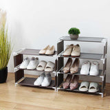 HULIANFU Multi-storey Shoe Rack Multi-functional Organizer Household Cloth Storage Rack Easy To Assemble Dormitory Provincial Space Rack