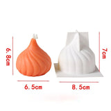 HULIANFU U Shape Scented Candle Mold Food Grade Silicone Mold DIY 3D Aromatherapy Candle Mould  Candle Making Supplies Home Wedding Decor