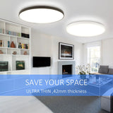 HULIANFU Modern LED Ceiling Lights for Living Room Bedroom Kitchen 15/20/30/50W Ceiling Lamps Lights Fixture for Ceiling Home Lighting
