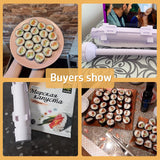 HULIANFU Sushi Maker Roller Rice Mold Bazooka Vegetable Meat Rolling Tool DIY Sushi Making Machine Kitchen Accessories Sushi Tool