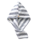 HULIANFU Microfiber Towel Hair Towel Bath Towels For Adults Women Home Embroidered Daisy Animal Coral Velvet Shower Cap Dry Hair Cap 1pc
