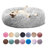 HULIANFU Long Plush Dog Bed House Dog Mat Winter Warm Sleeping Cats Nest Soft Long Plush Dog Basket Pet Cushion Portable Pet Bed