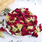 HULIANFU Mini Natural Dried Flowers Organic Kang Xian Bud Flower Kitchen Decor Wedding Party Decoration Air Refreshing DIY