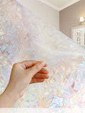 HULIANFU Rainbow Prism Sticker Rainbow Effect Window Film Solar Catcher Sticker Rainbow Prism Window Sticker 3D Rainbow Film Glass Film