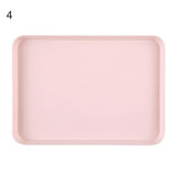 HULIANFU Multi Nordic Creative Multi-function Rectangular Plastic Tray Storage  Kitchen Supplies Home  Fruit Dessert
