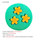 HULIANFU New Mini Flowers Series Silicone Mold DIY Handmade Fondant Cake Baking Chocolate Sugar Cake Tool Resin Polymer Clay Making Mould