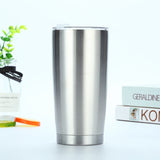 HULIANFU Thermal Mug Beer Cup Tumbler Stainless Steel Double Wall Vacuum Insulated Coffee Tea Mug Wide Mouth Water Bottle Drinkware