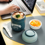 HULIANFU Mini Thermal Lunch Box Food Container with Spoon Stainless Steel Vaccum Cup Soup Cup Insulated Lunch Box taza desayuno portatil