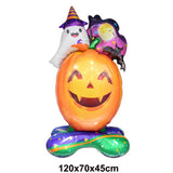 HULIANFU Large 86x165cm Skeleton Man Balloons Halloween Decorations Globos Scary Halloween Skull Ballons Halloween Party Home Decorations