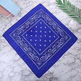 HULIANFU Tie Dye Bandana Cotton Paisley Bandanas Headbands Cowboy Handkerchiefs for Men and Women Colorful Hip-Hop Cycling Outdoor