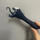 HULIANFU Silicone Venom Smoking Hand Pipe with Glass Bowl