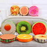 HULIANFU Thicken Fruit Design Round Soft Plush Cushion Tatami Office Chair Cushion Kindergarten Cartoon Cute Seat Pad