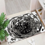 HULIANFU Olanly Halloween Scary Party Living Room Carpet Doormat 3D Non-Slip Absorbent Floor Mat Bedroom Decorative Rug