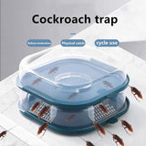 HULIANFU Reusable Household Cockroach Trap Box Cockroach Insect Cockroach Catcher Cockroach Killer Traps Pesticides for Kitchen Garden