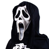 HULIANFU Scream Latex Mask Horror Movie Scary Mens Face Evil Halloween Party Cosplay Costume Props
