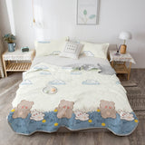 HULIANFU   YanYangTian Summer blanket ice quilt air conditioning quilt bed duvet 90 Comforter Bedspread bed plaid Single Couple bed quilt