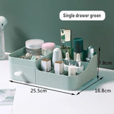 HULIANFU Large Capacity Drawer Make Up Organizer Bathroom Makeup Storage Box Women Skin Care Dressing Table Cosmetic Lipstick Beauty Case