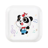 HULIANFU Spit Bones Bone Dish Household Melamine Plastic Dining Table Tray Dried Fruit Residue Snack Residue Dish Snack Dish Vinegar Dish