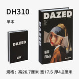 HULIANFU Ins Fashion Fake Books for Decoration Home Decor Coffee Table Book Simulation Prop Book Model Hotel Room Unopenable Box Book
