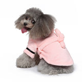 HULIANFU Pet Bathrob Dog Pajamas Sleeping Clothes Soft Pet Bath Drying Towel Clothes winter Warm pajamas for Puppy Dogs Quick Drying