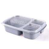 HULIANFU Thermal Lunch Box Portable Food Container With Spoon Microwave Vaccum Bowl Bento For Kids Picnic Insulated Lunch Box Three Layer