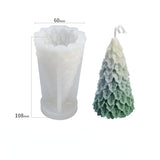 HULIANFU Large Christmas Scented Silicone Candle Mold DIY New Santa Christmas Tree Gypsum Handmade Soap cake chocolate Molds Resin making